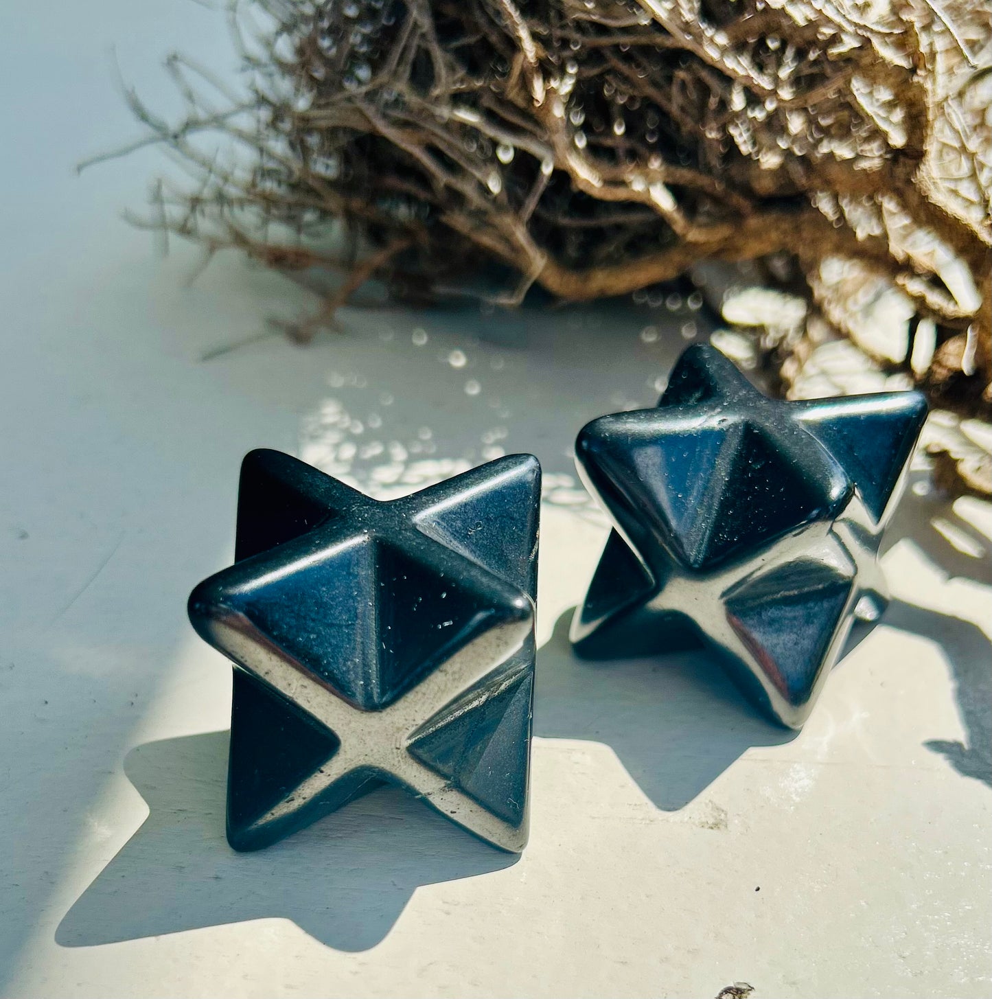 Schungit Merkaba Würfel