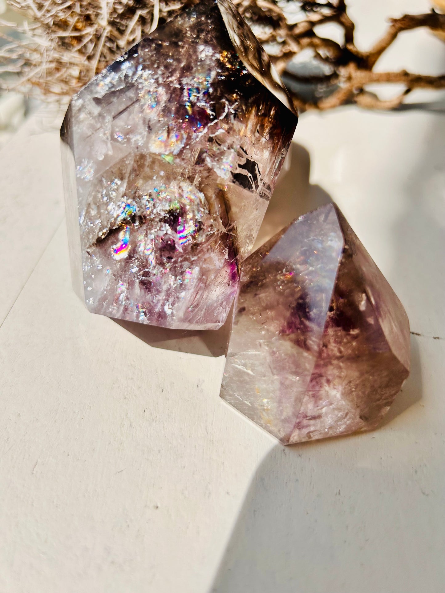 Rauchquarz/Amethyst Phantom | Unikat