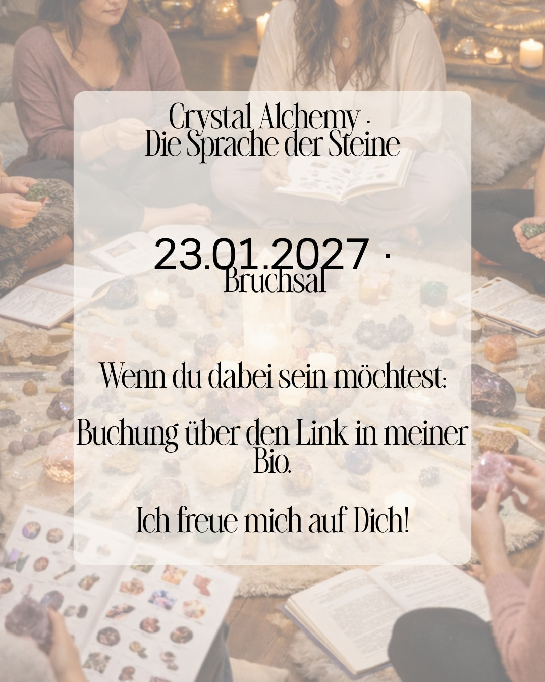 Crystal Alchemy – Die Sprache der Steine | Steinheilkunde Workshop | HEJLUNA Bruchsal
