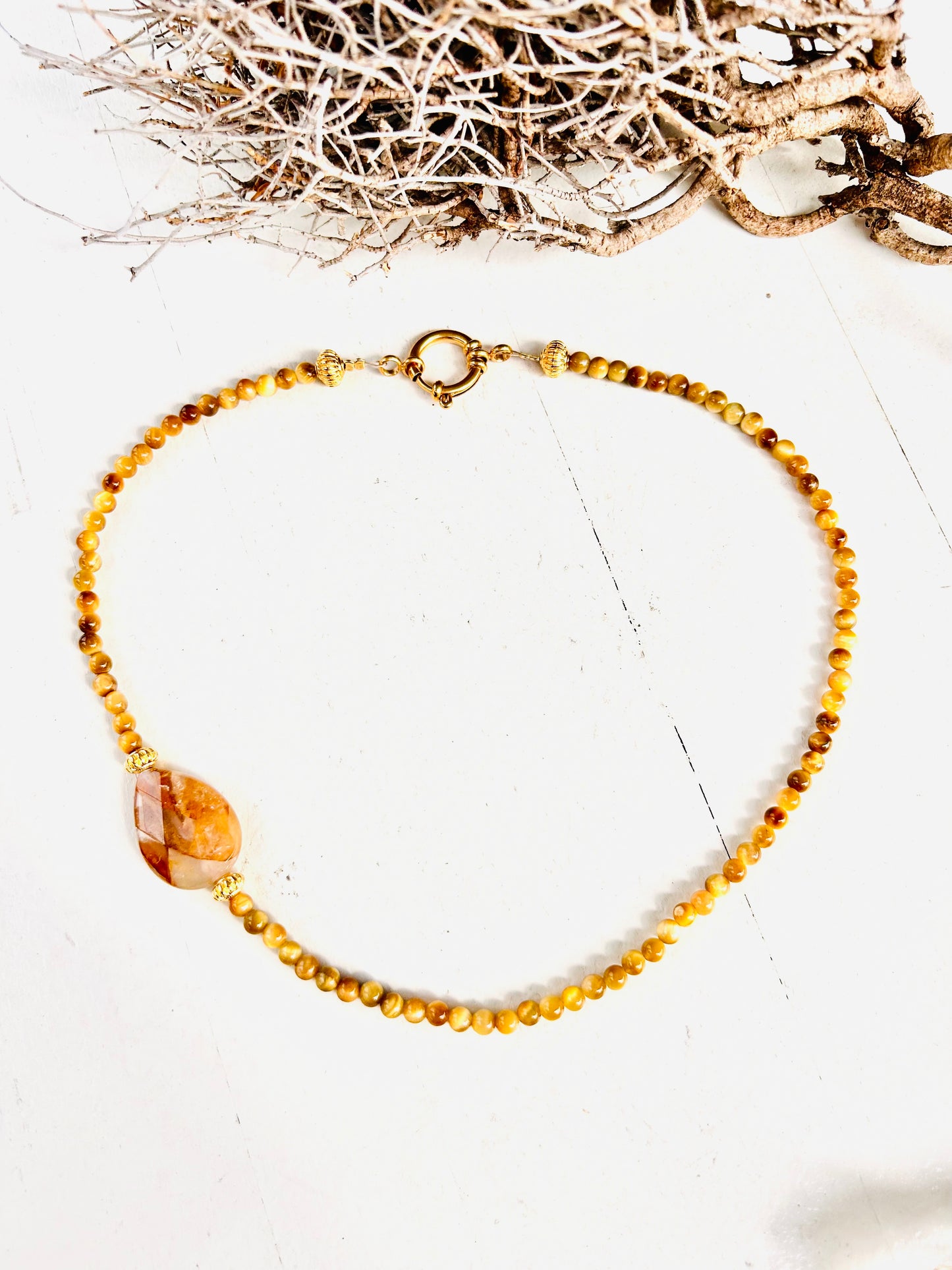 Golden Path – Golden Healer & Tigerauge Kette