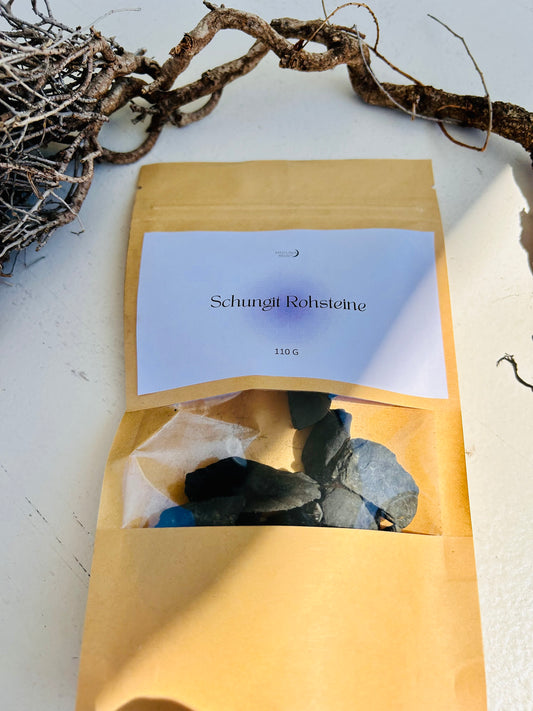 Schungit Rohstein Set | Wassersteine