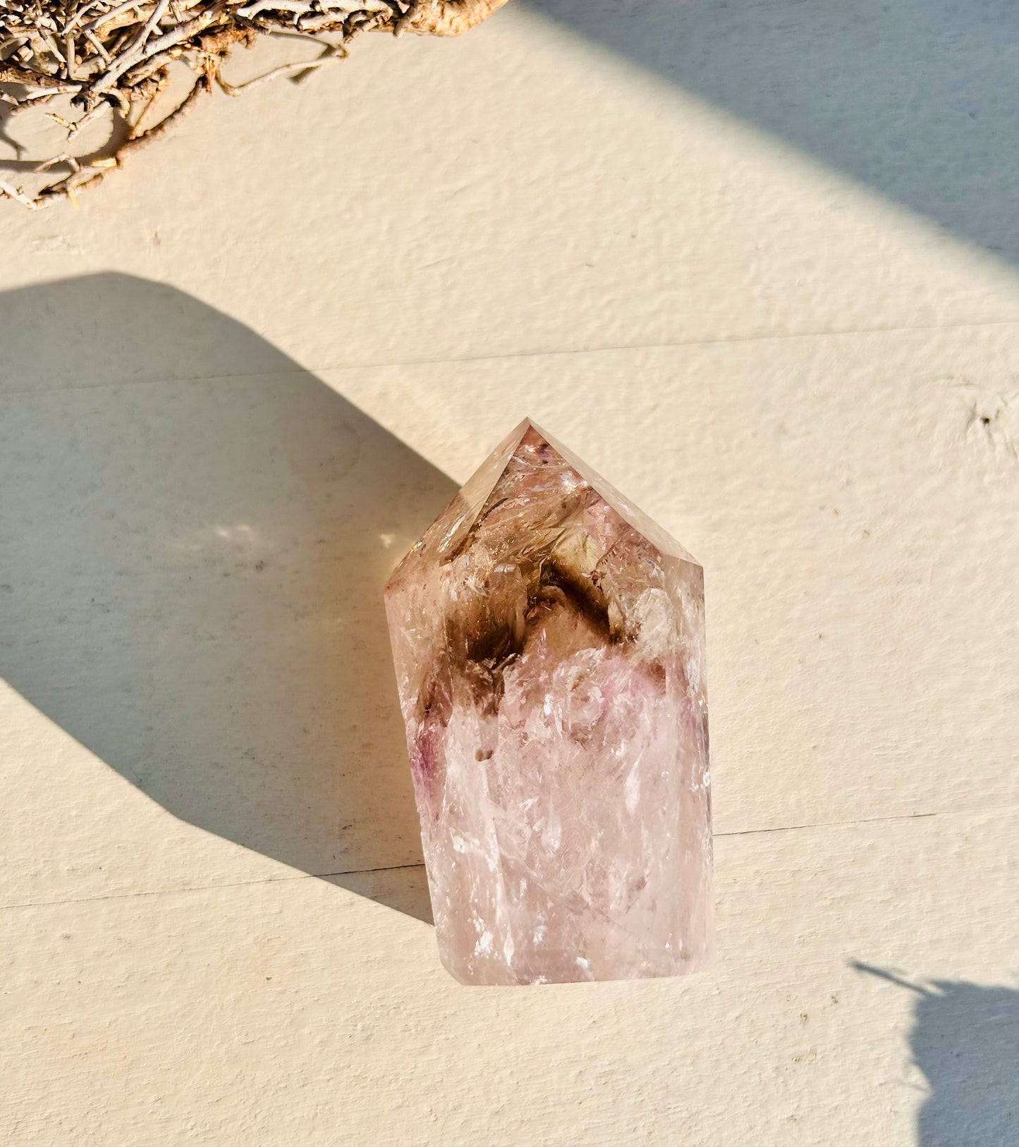 Rauchquarz/Amethyst Phantom | Unikat