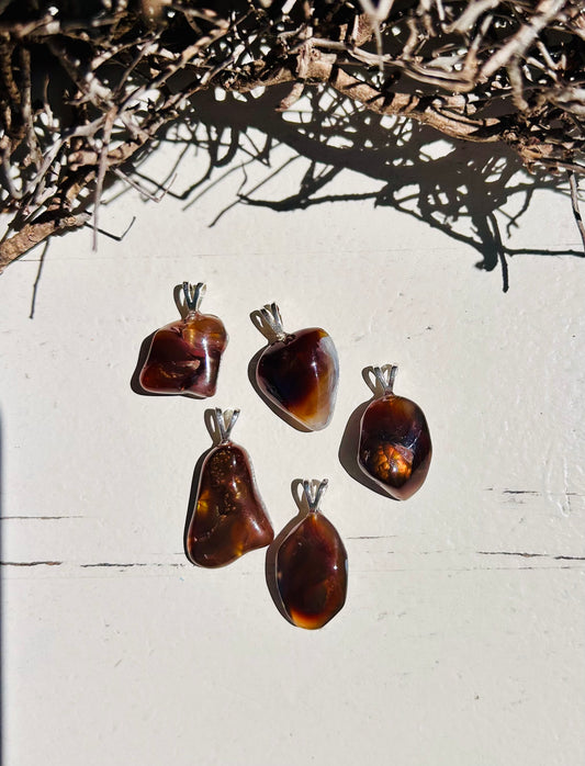 Feuerachat Anhänger