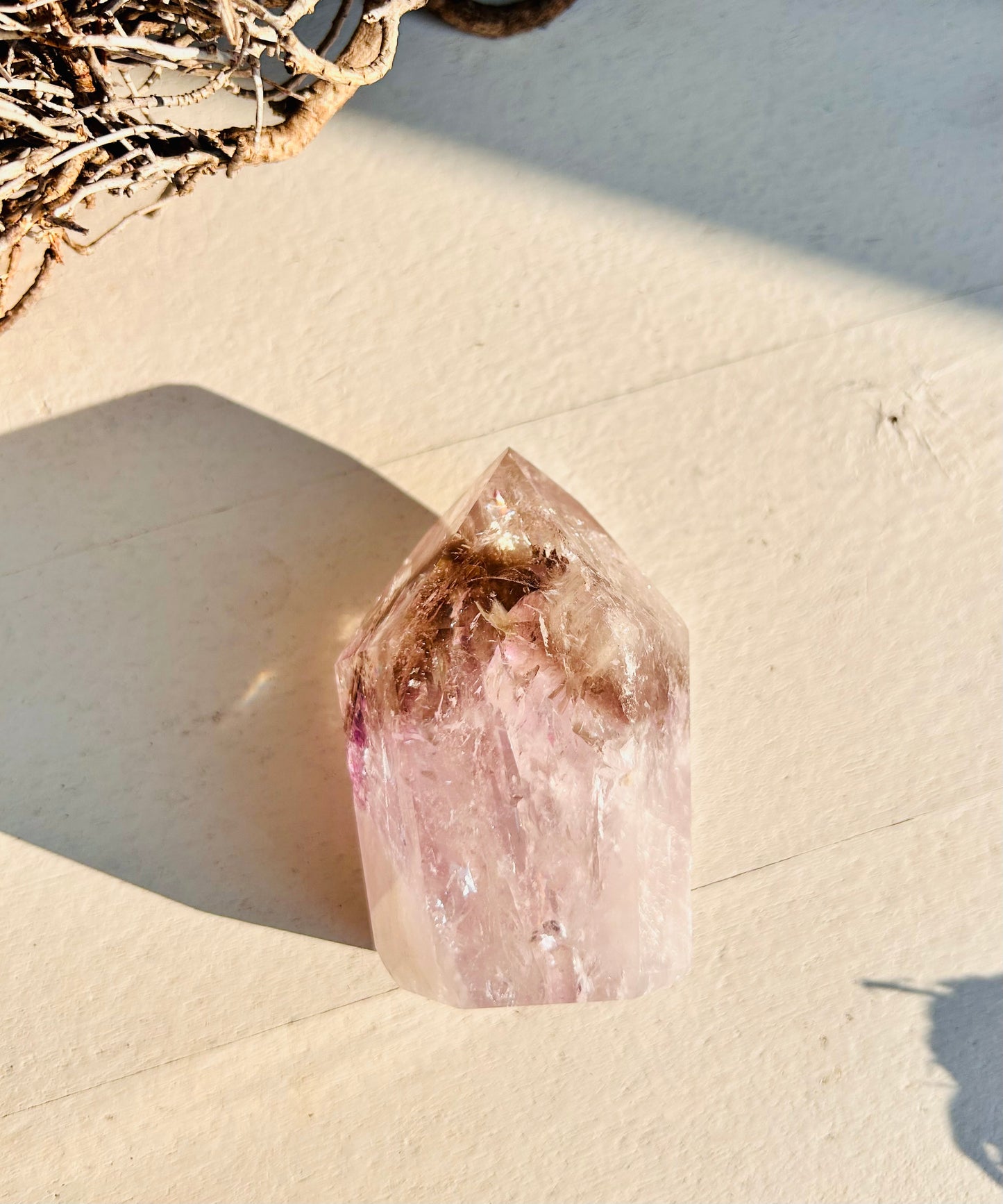 Rauchquarz/Amethyst Phantom | Unikat