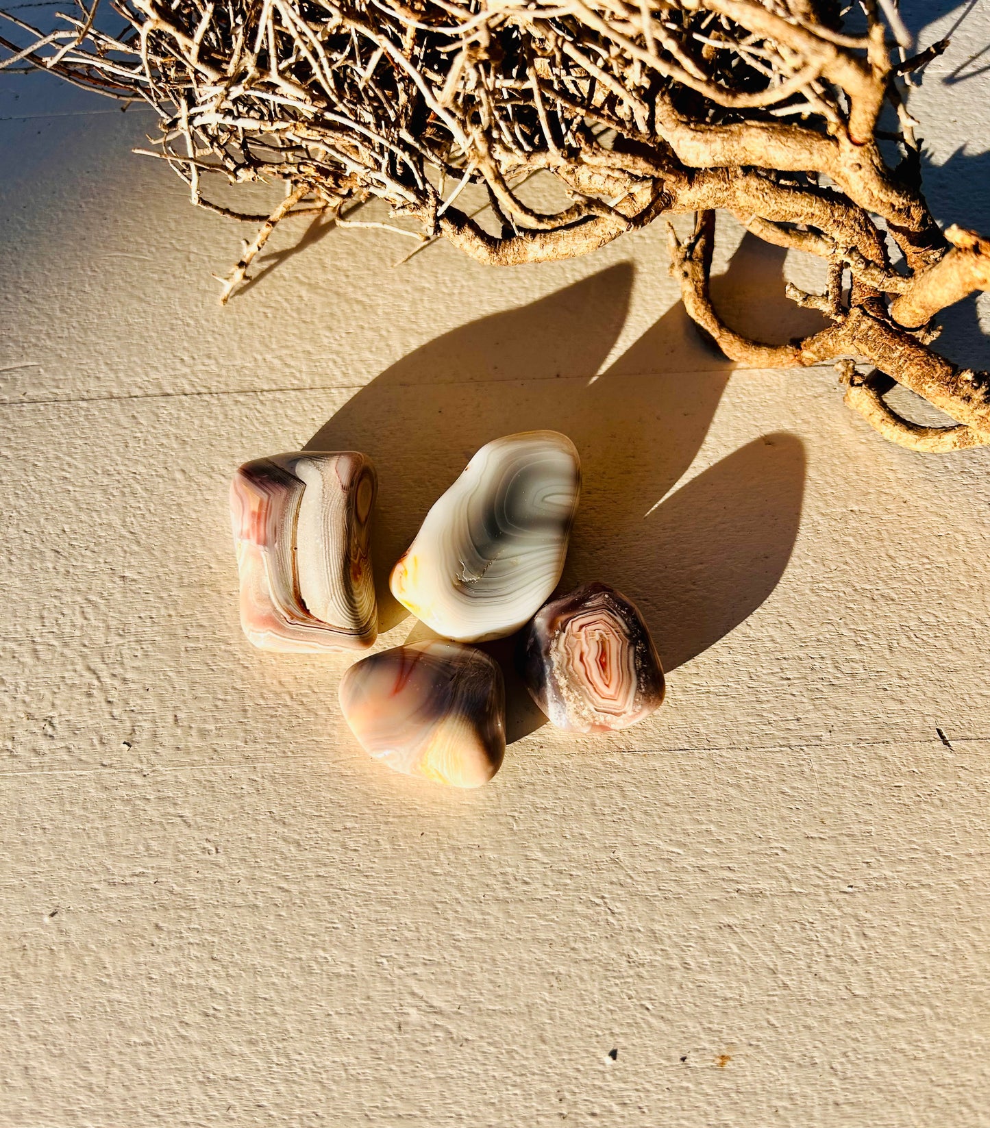 Botswana Achat Trommelstein