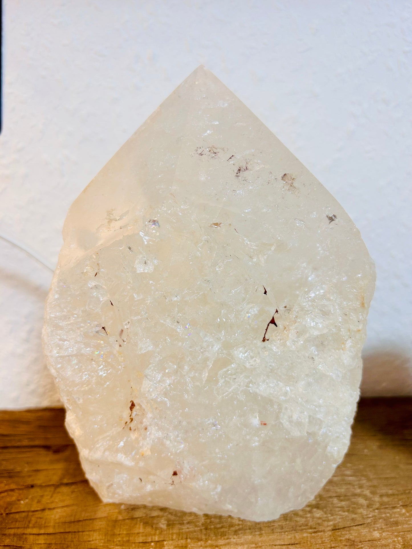 Bergkristall Lampe