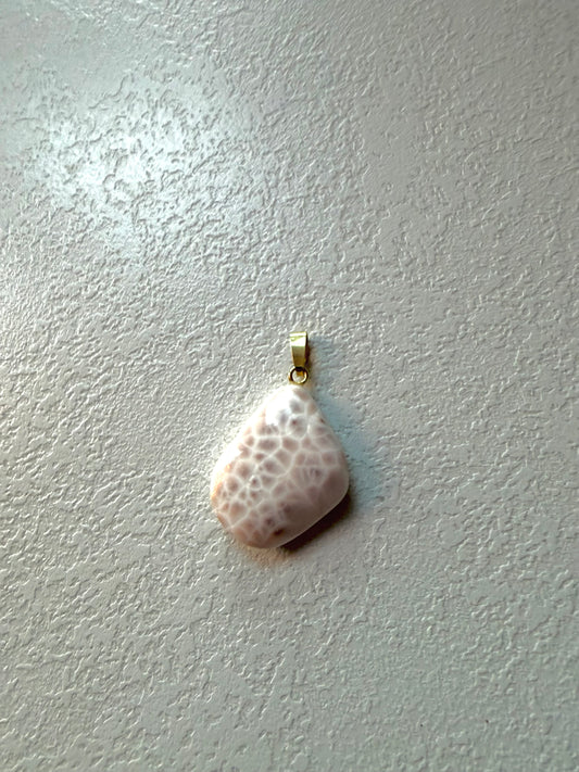 Pink Natrolith – Anhänger