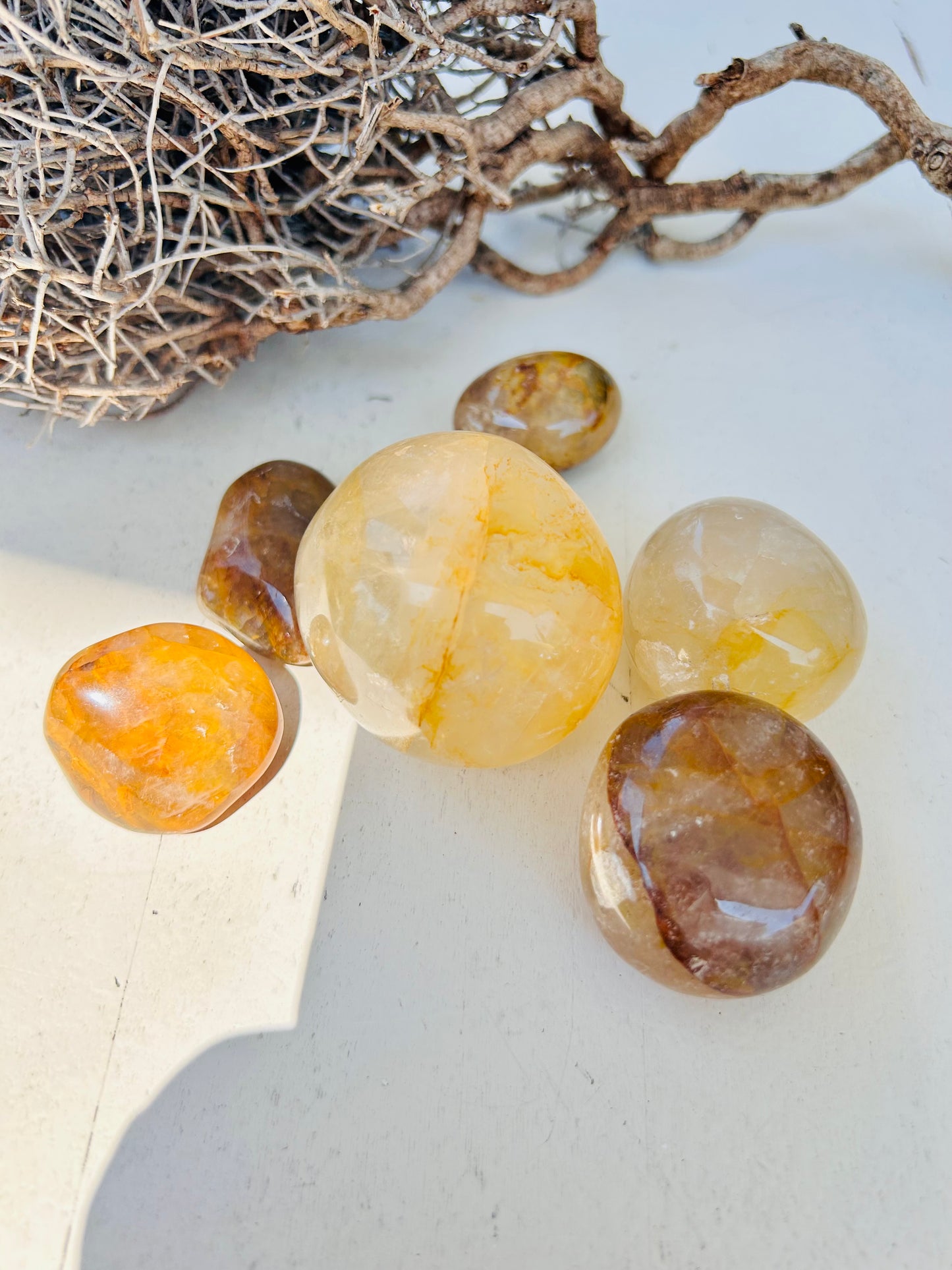 Golden Healer Trommelstein