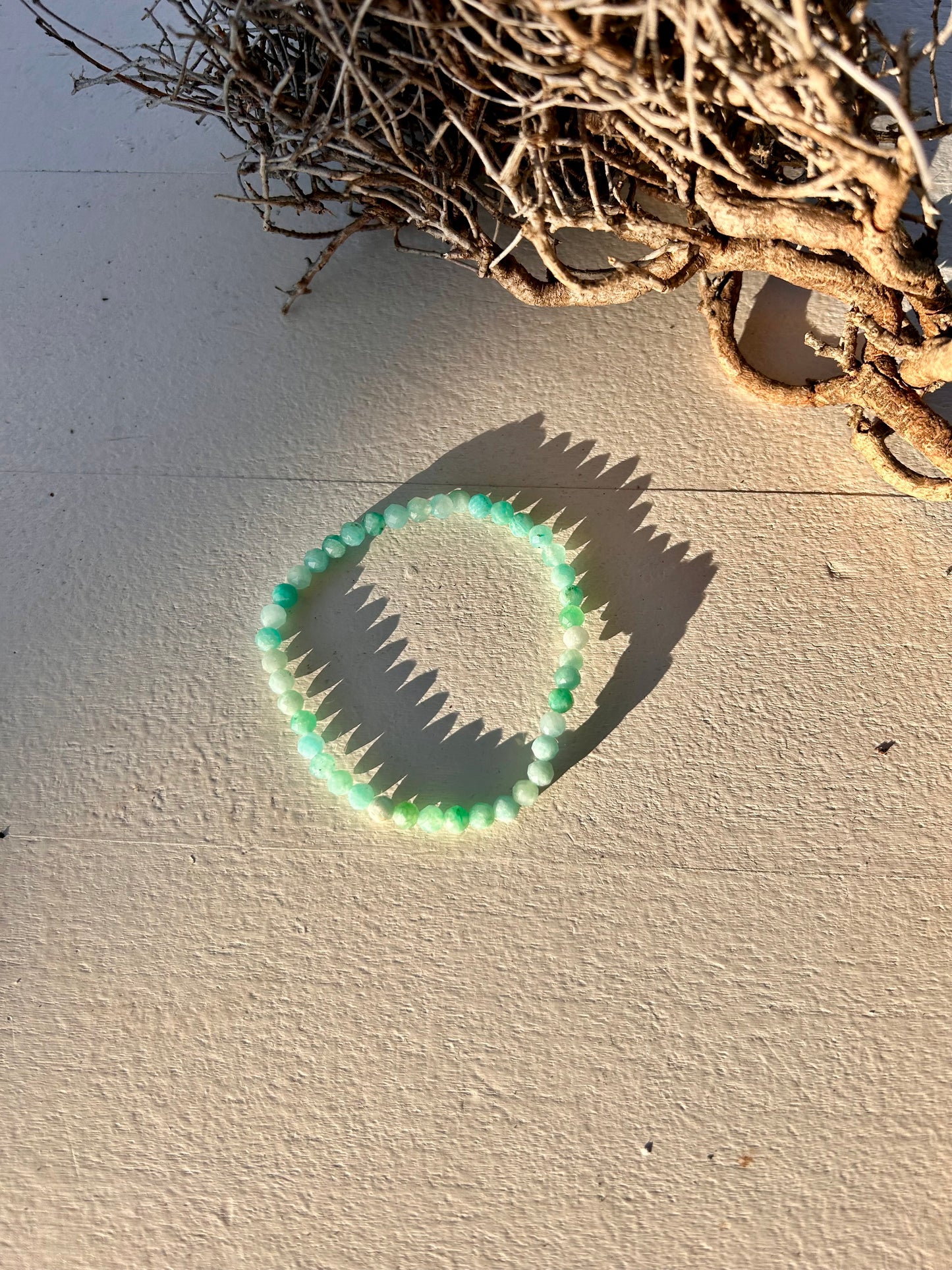 Amazonit Armband facettiert