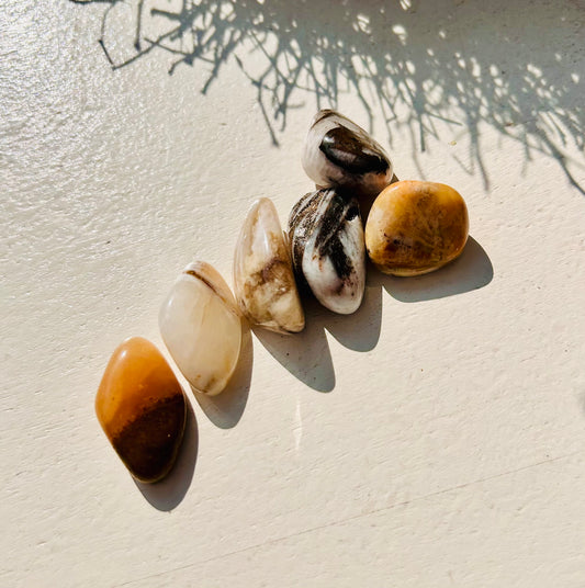 Goethitquarz Trommelstein