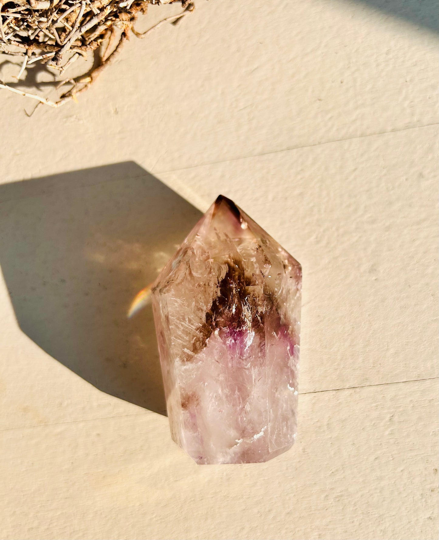 Rauchquarz/Amethyst Phantom | Unikat