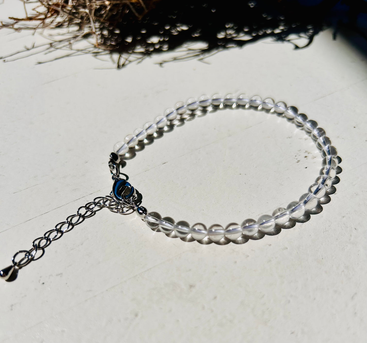 Bergkristall Fußkettchen