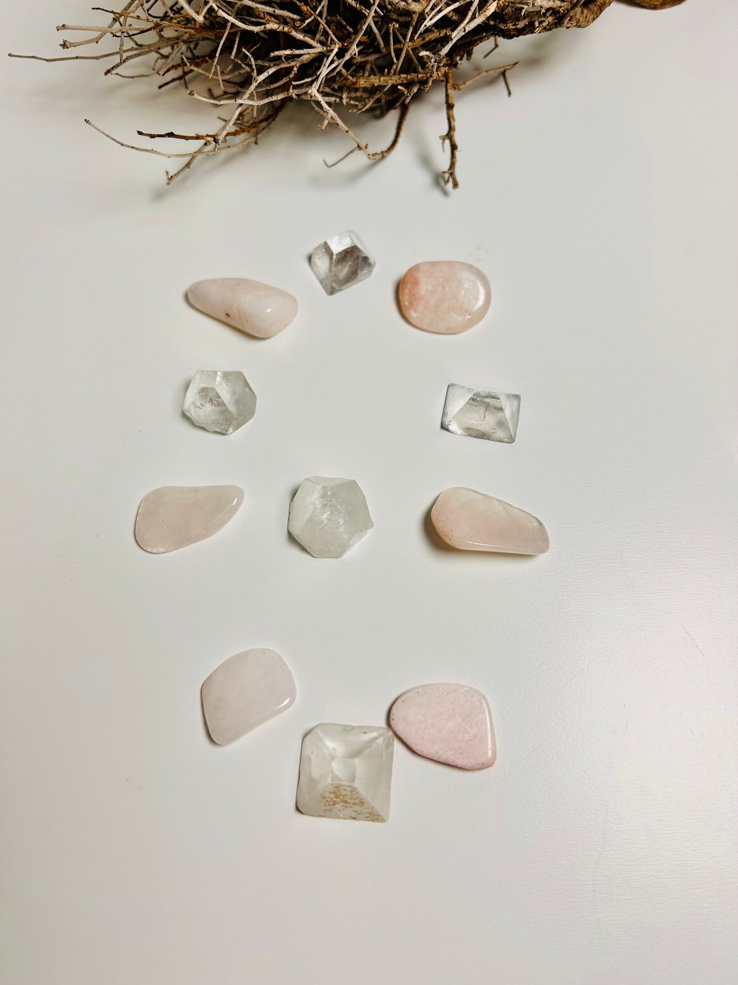 Crystal Grid Set mit Apophyllit & Petalit – Ein Portal für Klarheit und Leichtigkeit