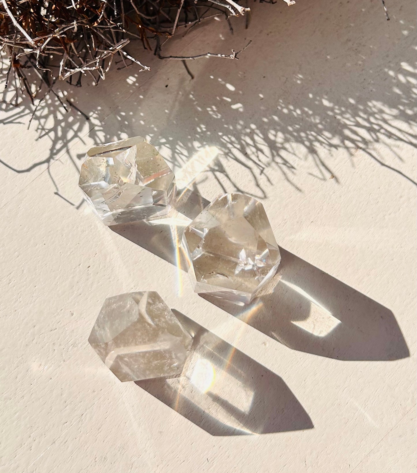 Bergkristall Spitze poliert klein