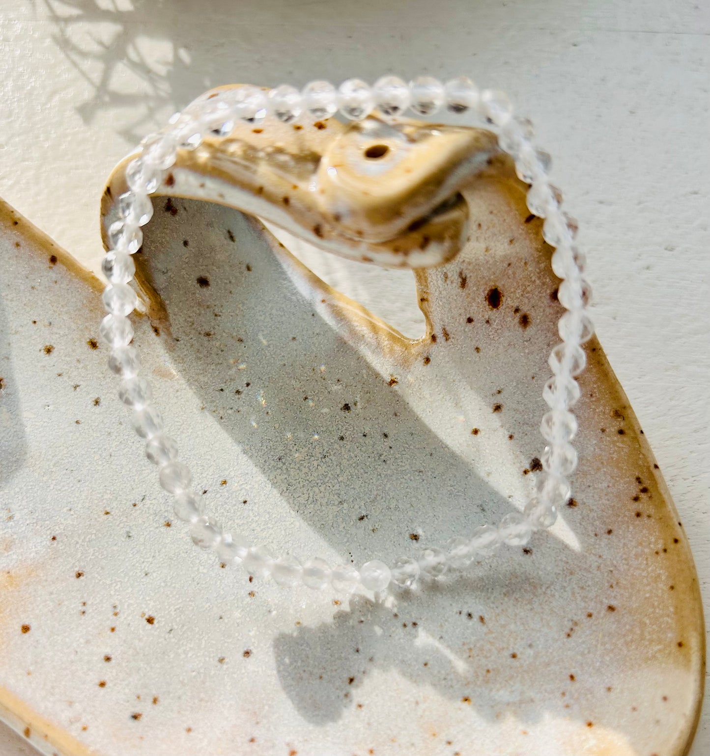 Bergkristall Armband | Facettiert | Kugel