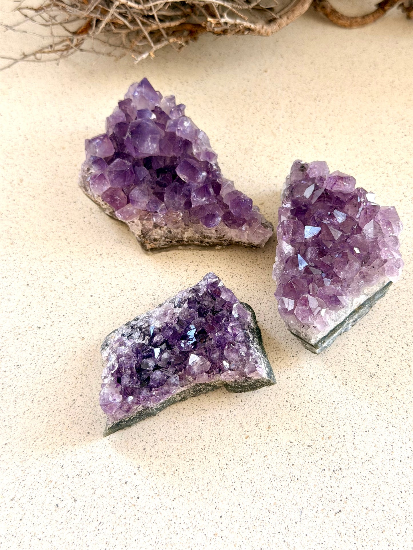 Amethyst Drusenstücke