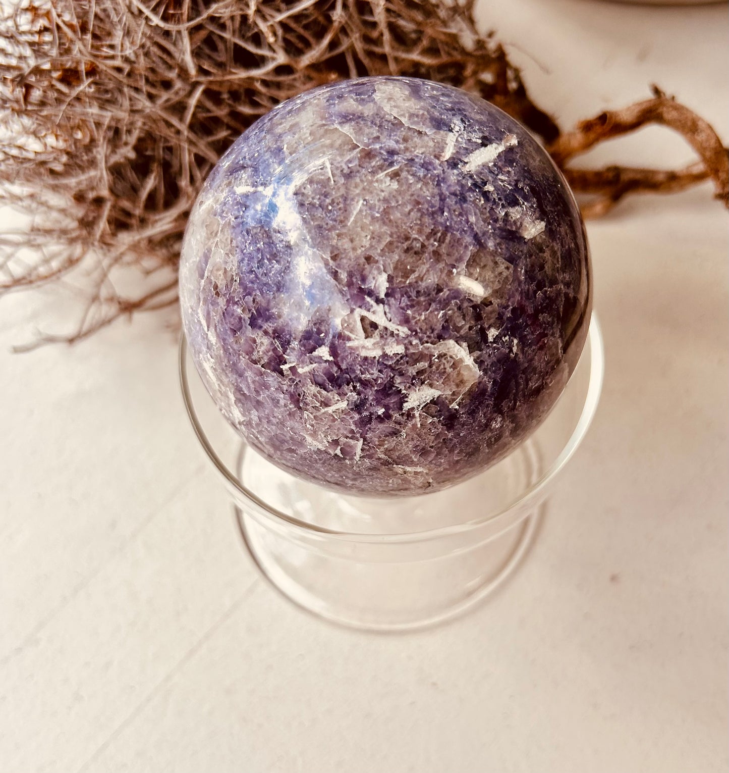 Kugelhalter aus Glas | Kurz