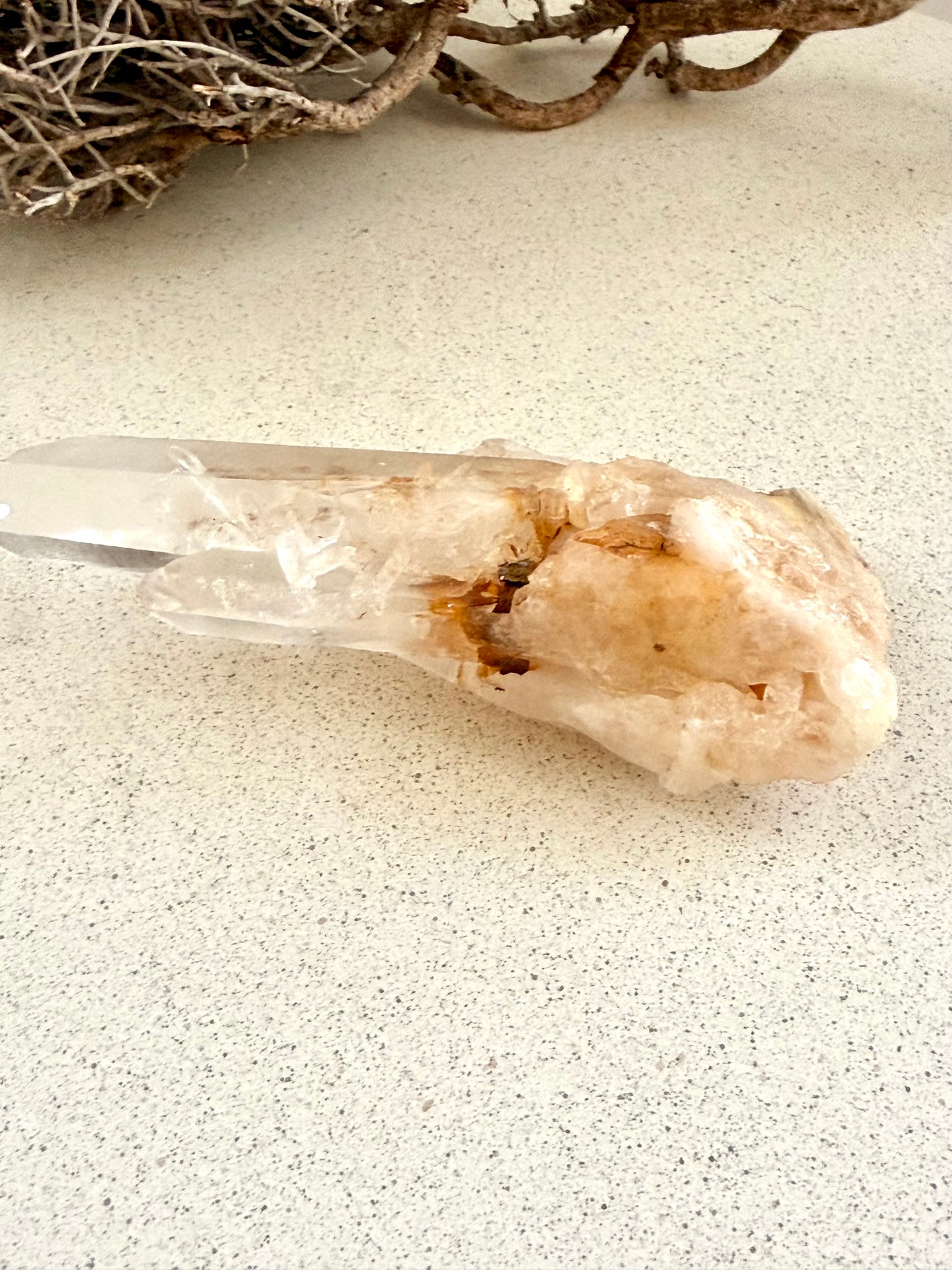 Bergkristall Spitze · Golden Healer · liegend · Einzelstücke