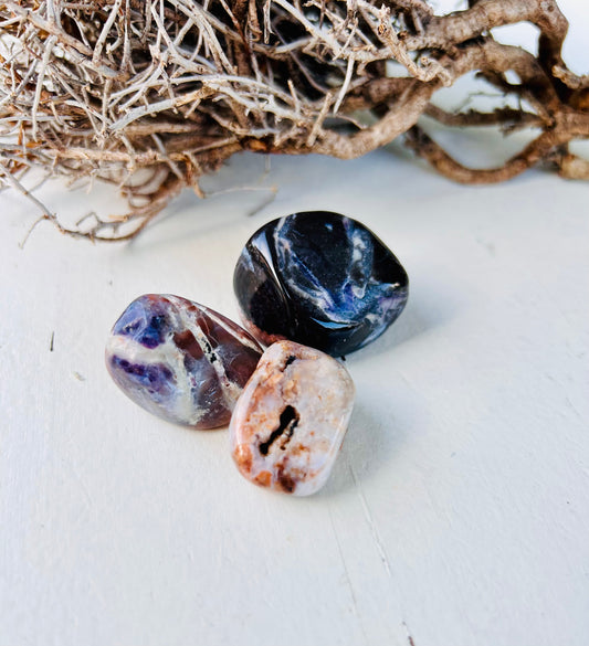 Fluorit Opal - Tiffany Stone Trommelstein