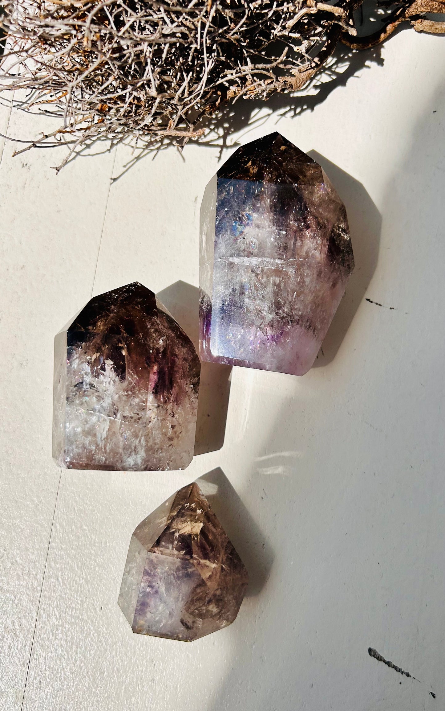 Rauchquarz/Amethyst Phantom | Unikat