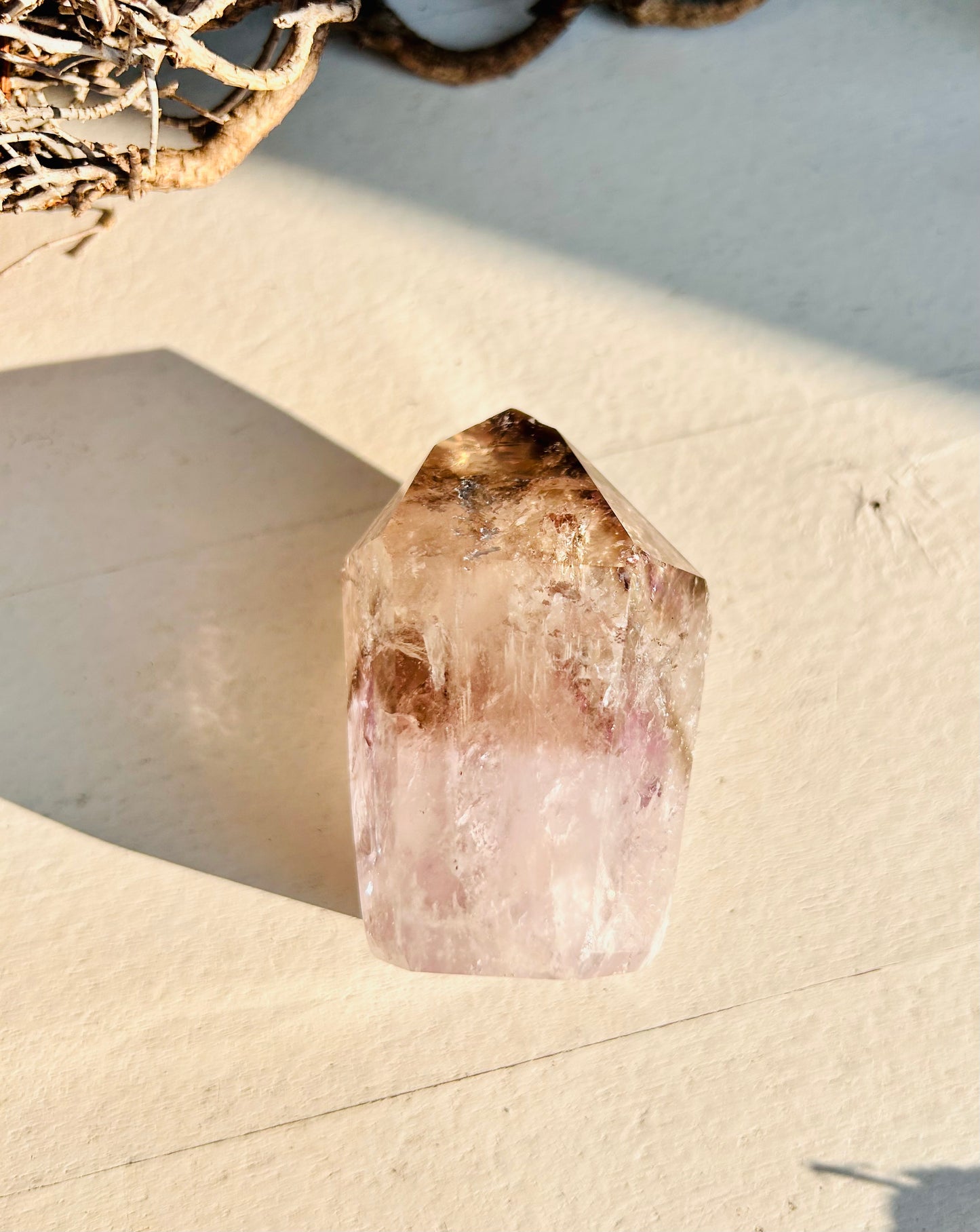 Rauchquarz/Amethyst Phantom | Unikat
