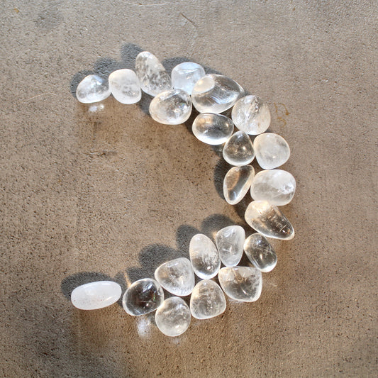 Bergkristall Trommelstein