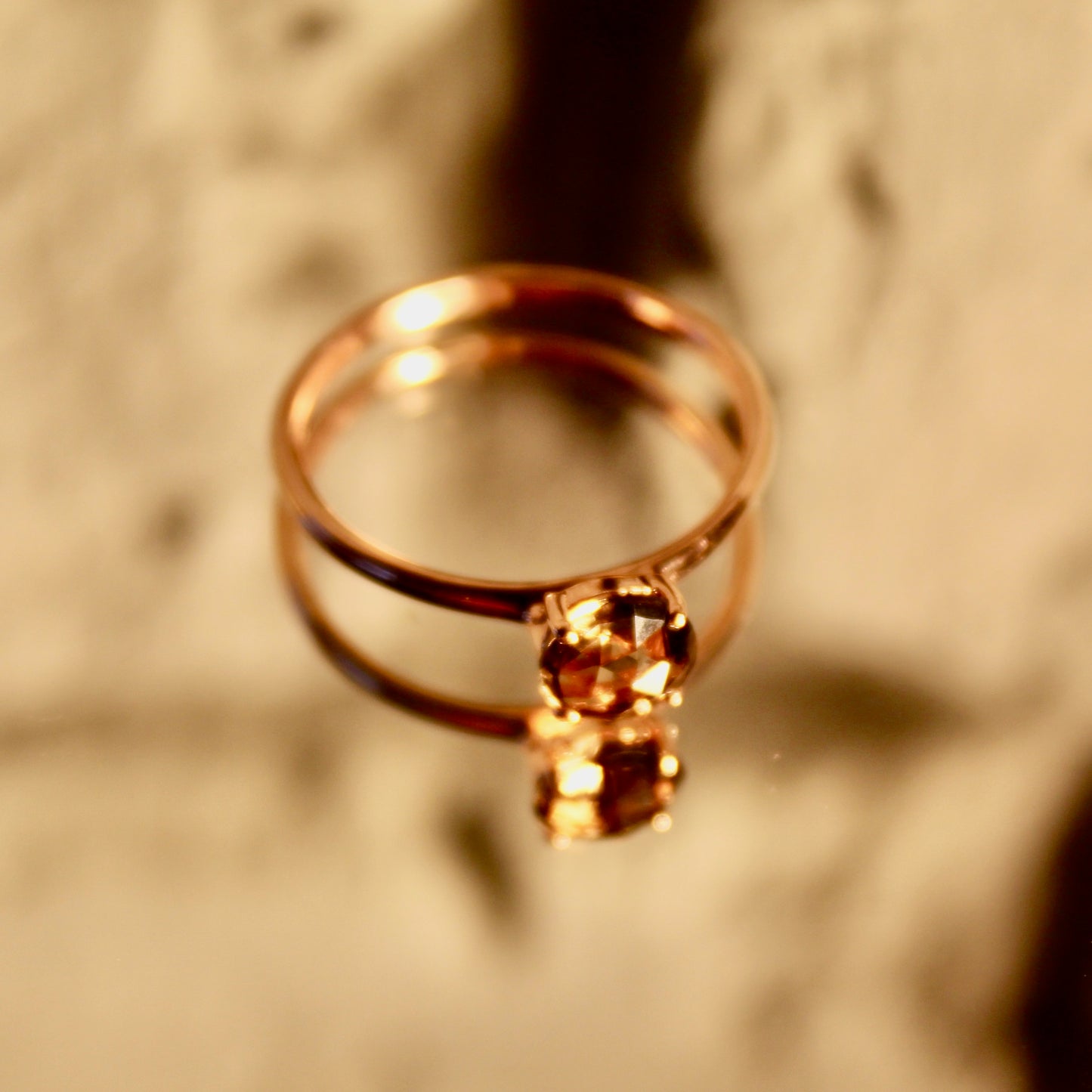 Rauchquarz Ring | Rosegold Limited Edition