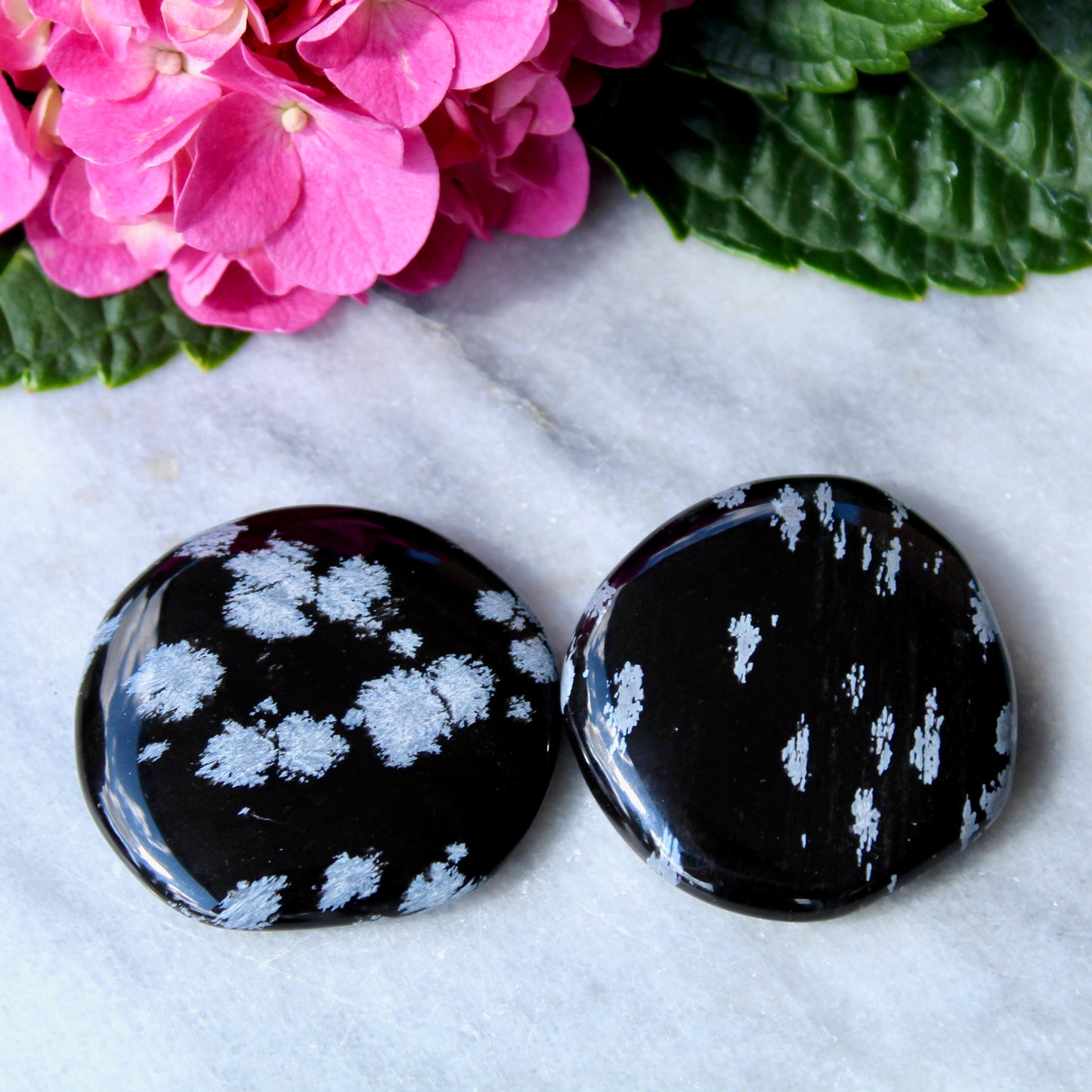 Schneeflockenobsidian - Scheibenstein