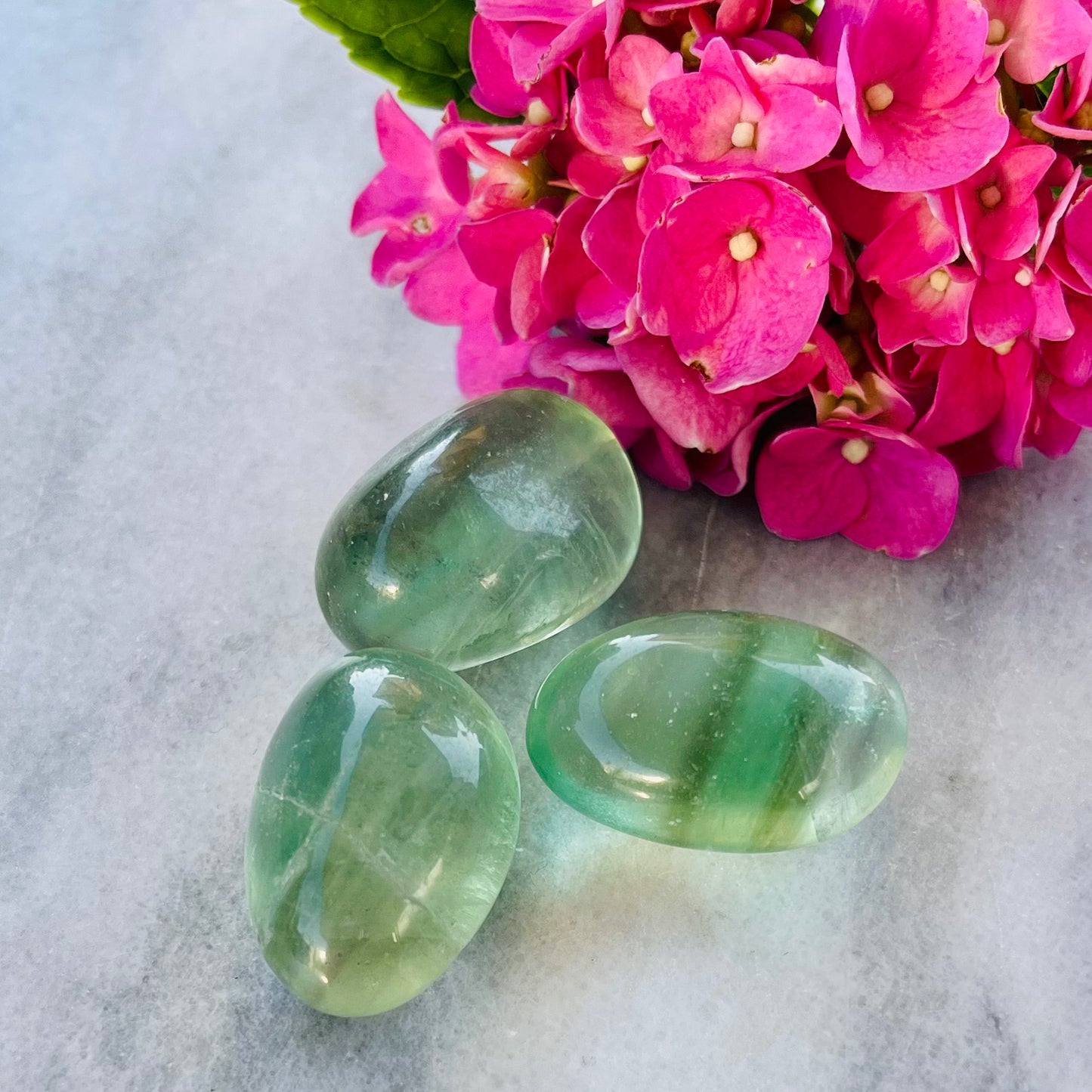 Fluorit Trommelstein