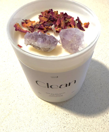 Clean Candle mit Spirit Quartz | Limited Studio Edition