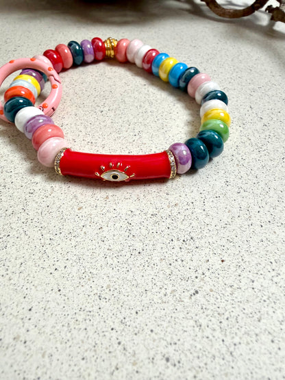 Schlüsselanhänger-Armbänder – verschiedene Designs | handgemachte Unikate