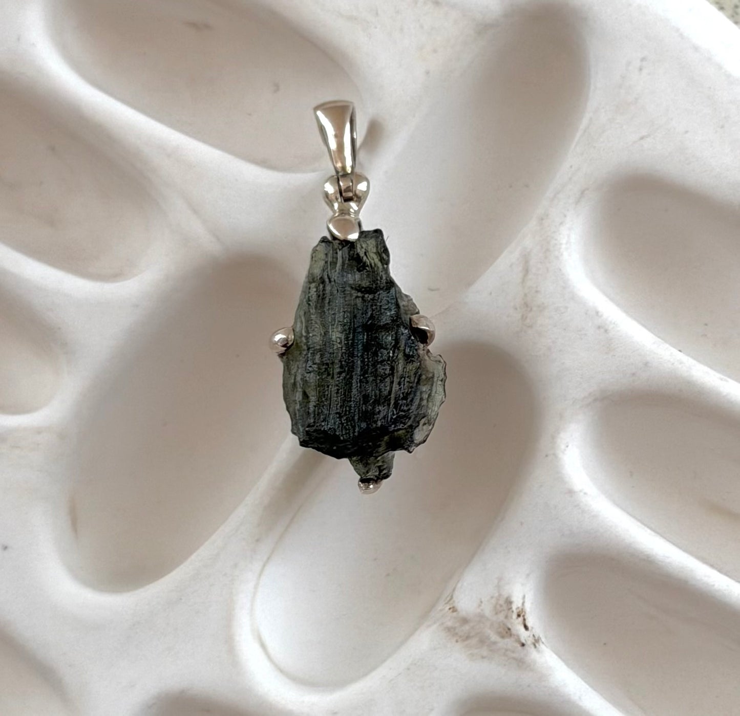 Moldavit Anhänger | Verschiedene Größen