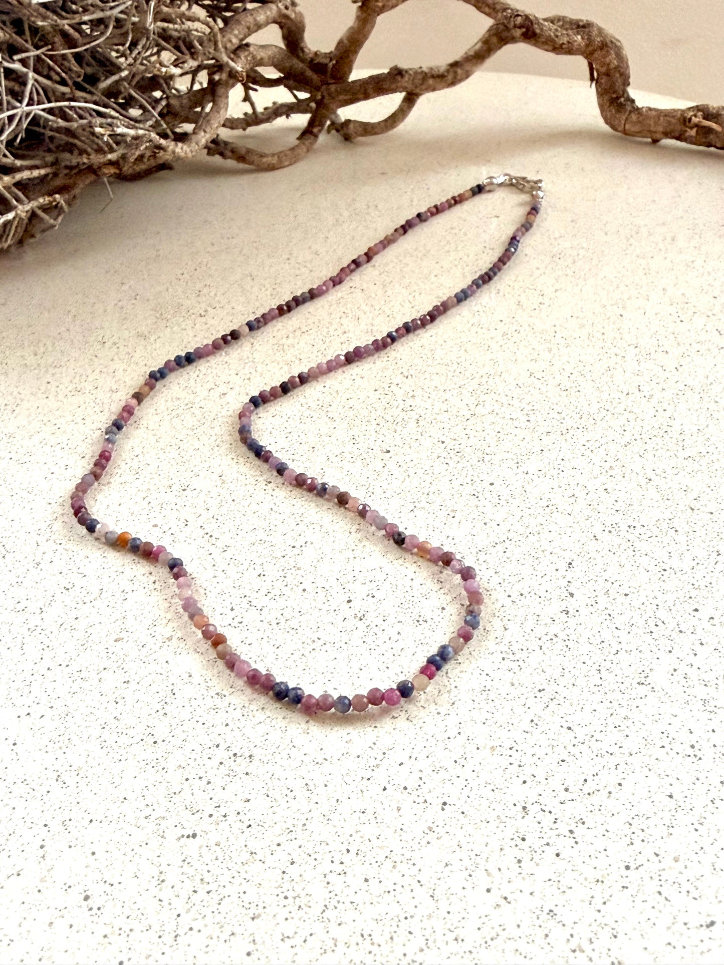 Jessica | Rubin-Saphir Kette