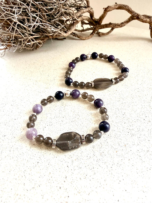 Stardust Collection | Tektit × Sugilith Armband