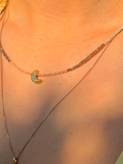 Mondstein-Kette - Luna Trinity | Limited Edition
