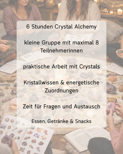 Crystal Alchemy – Die Sprache der Steine | Steinheilkunde Workshop | HEJLUNA Bruchsal