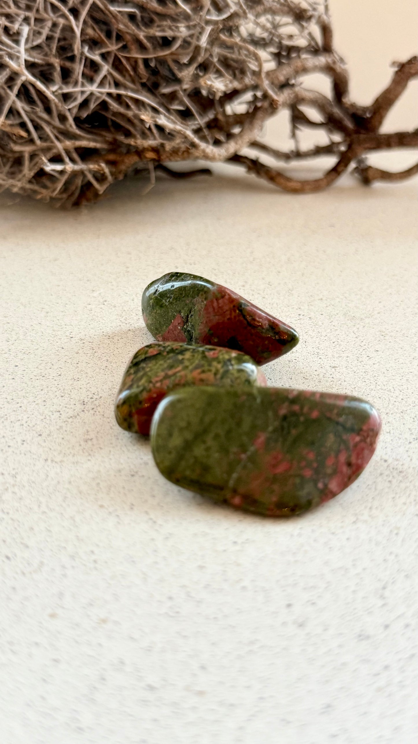 Unakit – Trommelstein