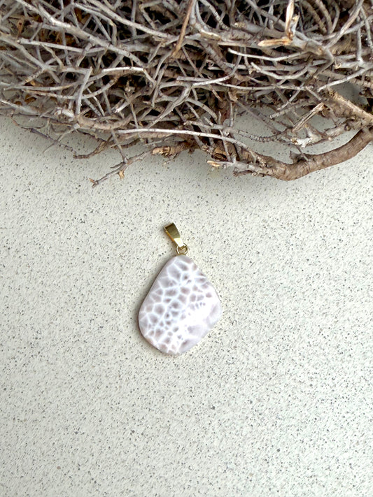 Pink Natrolith – Anhänger