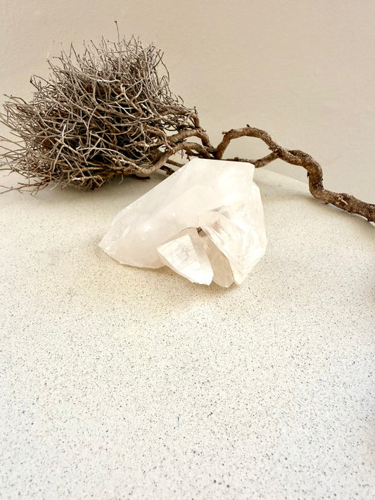 Bergkristall Spitzenformation · mit Regenbögen · Einzelstück