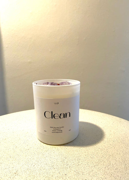 Clean Candle mit Spirit Quartz | Limited Studio Edition
