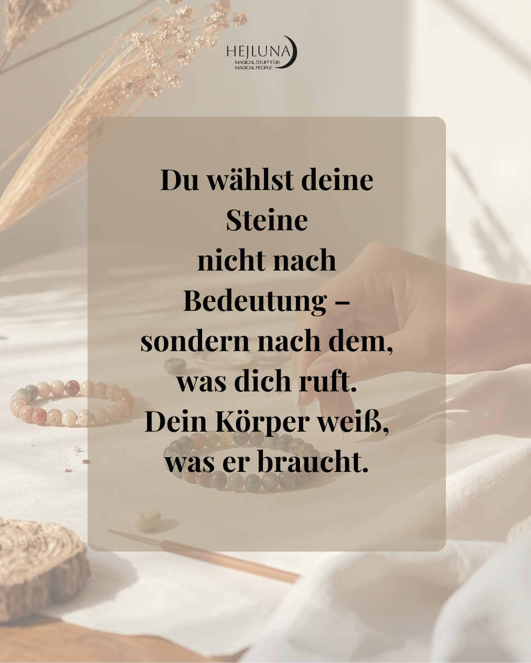 Workshop in Bruchsal | Sacred Self · Weiblichkeit & Selbstliebe  – Armband-Workshop