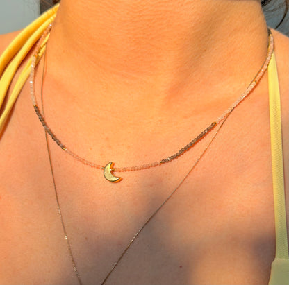 Mondstein-Kette - Luna Trinity | Limited Edition