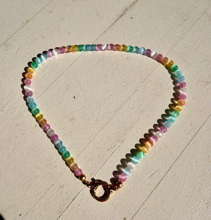 Selenit Choker „Aura Glow" | Limited Edition