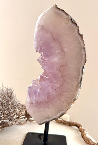 Amethyst Halbmond XL – 29 x 12 cm