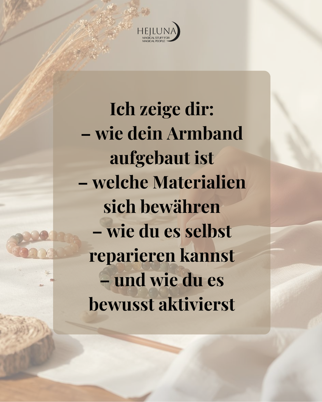 Workshop in Bruchsal | Sacred Self · Weiblichkeit & Selbstliebe  – Armband-Workshop