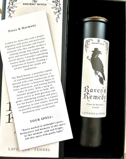 Ravens’ Remedy – Zauberkerze des Friedens & der alten Weisheit