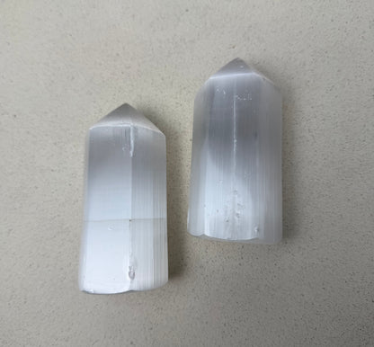 Selenit Meditationsspitze