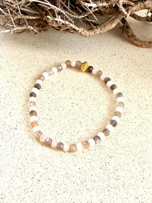 Rhiannon - Armband | Mondstein Morganit Kunzit Armband