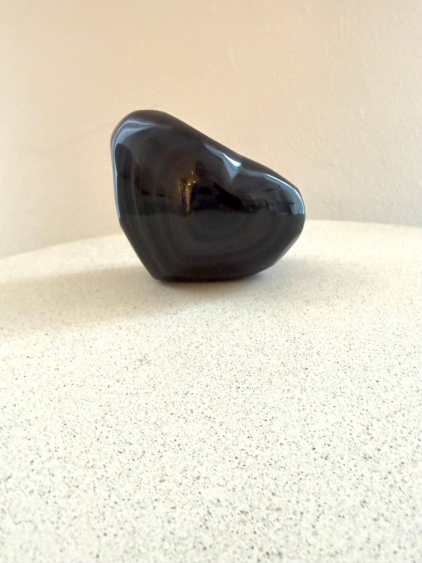 Regenbogen-Obsidian Herz | Einzelstück