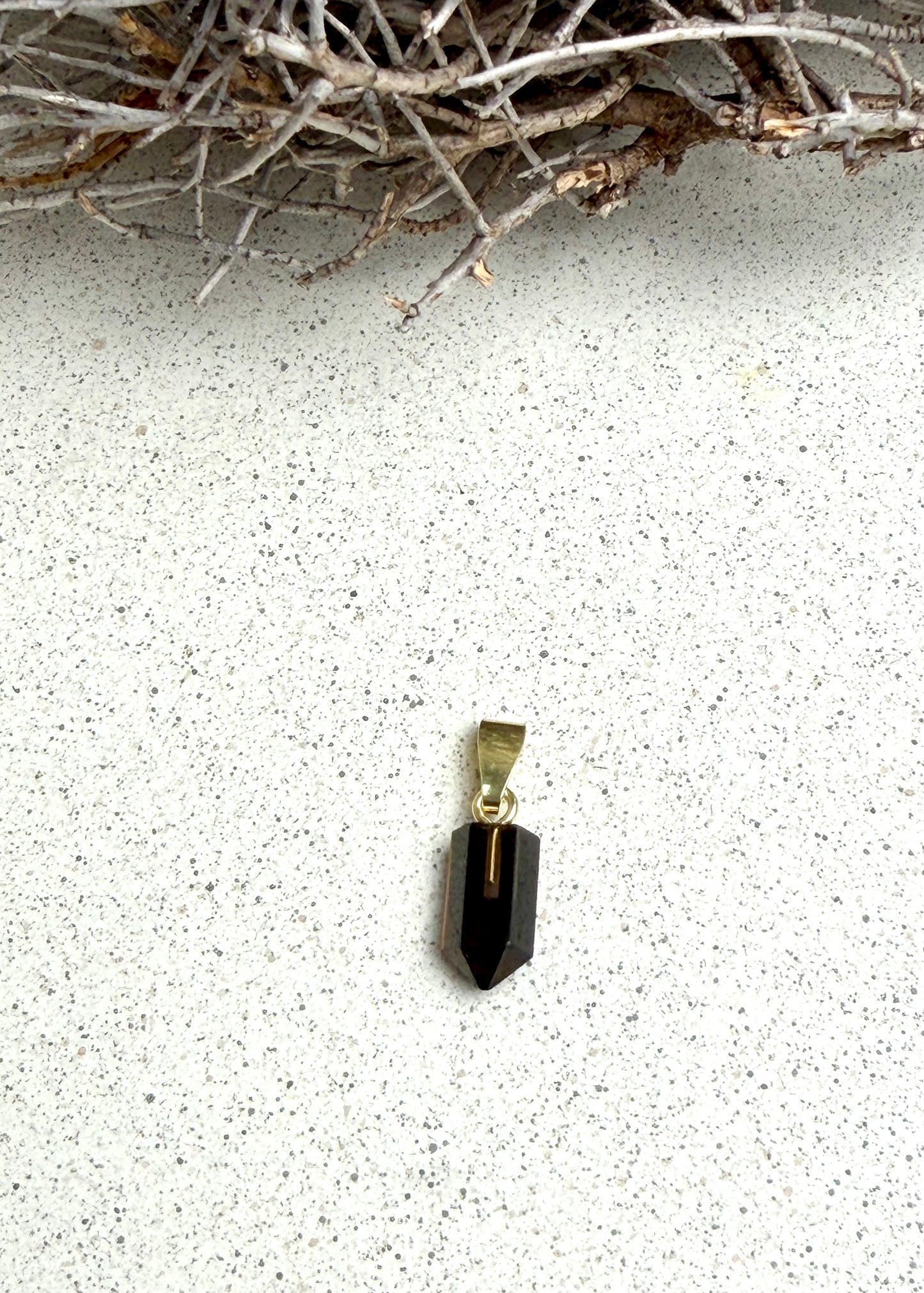 Rauchquarz – Spitzenanhänger